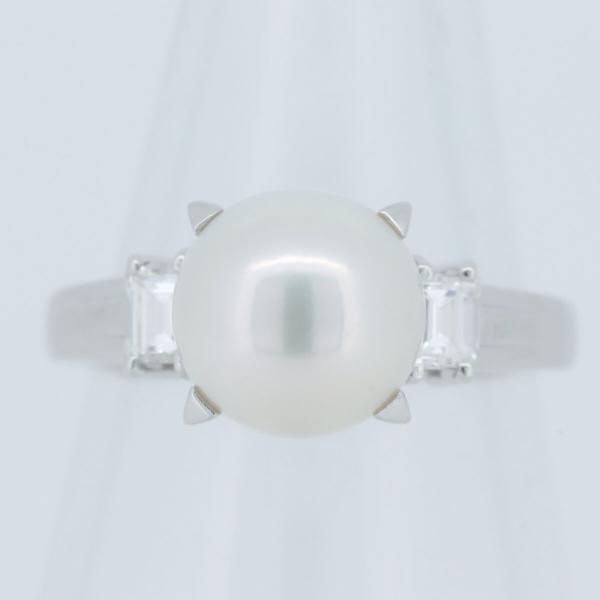 TASAKIプラチナダイヤモンドパールリング TASAKI（タサキ） パールリング 指輪 アコヤ真珠 8.1mm ダイヤモンド