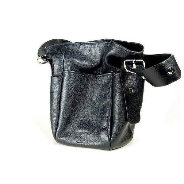 【未使用品】HIROFU ネイビー レザー ショルダーバッグ HIROFU（ヒロフ） ショルダーバッグ ネイビー 紺 質屋出品 : 質