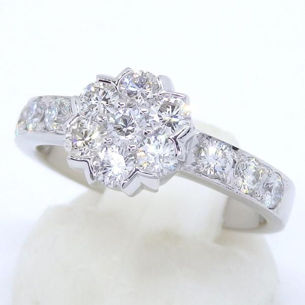 プラチナpt900ダイヤモンド1ctリング プラチナ リング ダイヤモンド 1.00ct 指輪 Pt900 フラワー