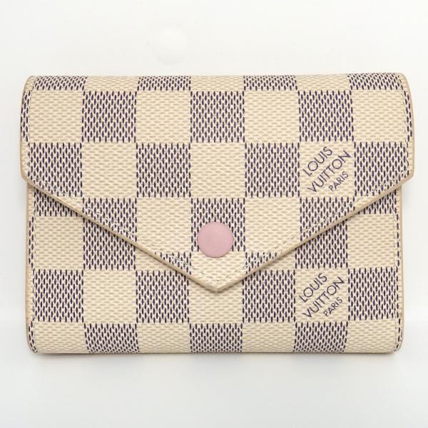 ルイヴィトン Louis Vuitton ダミエアズール ポルトフォイユ・ヴィクトリーヌ N64022 3つ折り財布 レディース【中古】 LOUIS VUITTON（ルイ・ヴィトン） 【LOUIS VUITTON】ルイ・ヴィトン