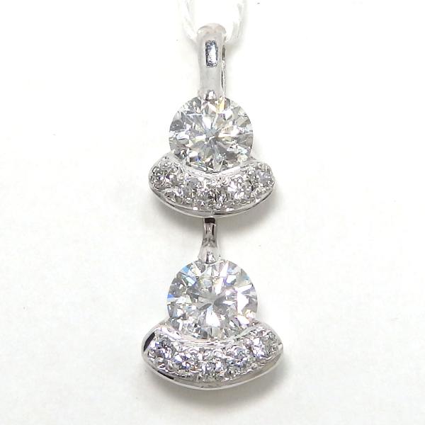 Pt プラチナ ダイヤモンド 0.21ct 0.22ct 0.05ct ペンダント トップ