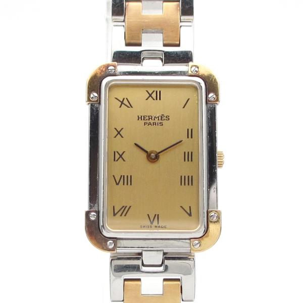 エルメス クロアジュール 腕時計 レディース HERMES watch HERMES エルメス クロアジュール CR1.220 SS+GP クォーツ