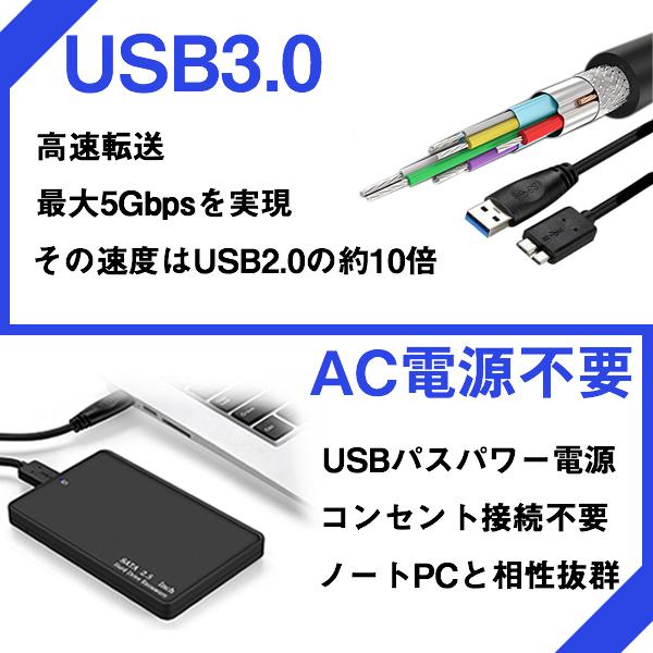 Hddケース 2 5インチ Usb 3 0 Ssd Sata 外付け ケース おすすめ R 7th Market 通販 Yahoo ショッピング