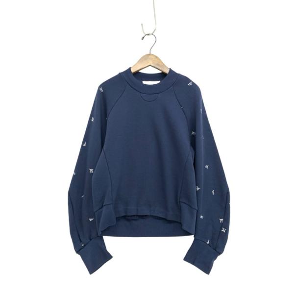 Mame Kurogouchi マメクロゴウチ Floral Motif Embroidered Sweat 