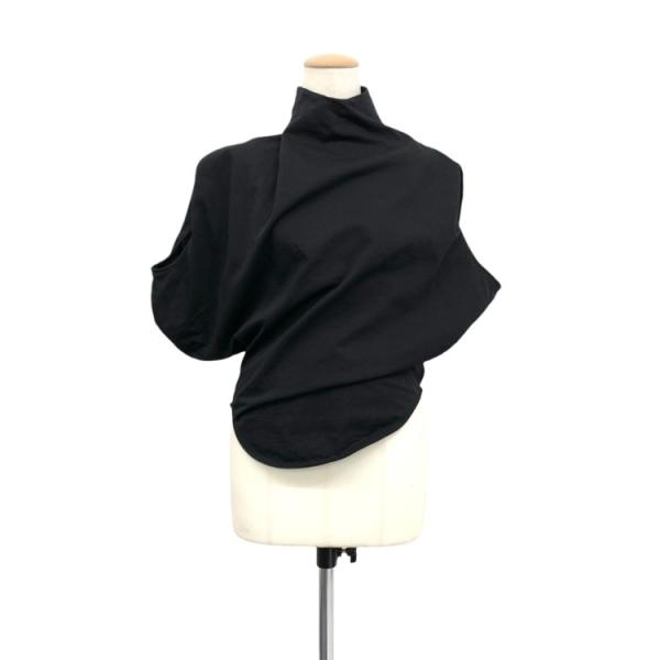 2025AW Mame Kurogouchi マメクロゴウチ Cotton Jersey Asymmetry Top