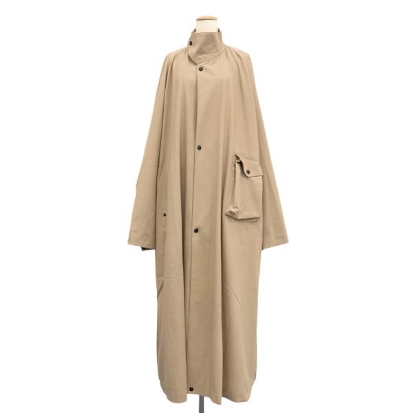 美品 2024SS HYKE WOOL MILITARY COAT サイズ2 HYKE ハイク WOOL MILITARY COAT ウールミリタリー コート