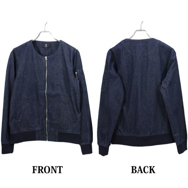 Ma 1 ミリタリージャケット メンズ デニムジャケット ノーカラー Ma 1 Buyee 日本代购平台 产品购物网站大全 Buyee一站式代购 Bot Online