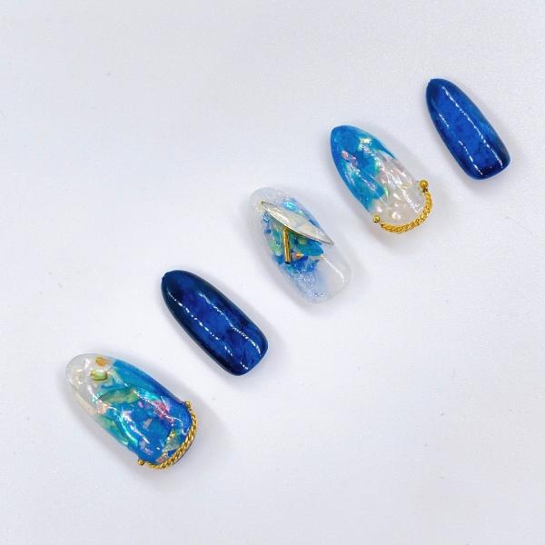 青 海 海外挙式 南国 夏 ウェディング 結婚式 ターコイズ 水色 大理石 シェル 派手 成人式 オーダー 天然石 リゾート 3d ネイルチップ つけ爪 ハンド ジェル Prettyfunnyballoons Com