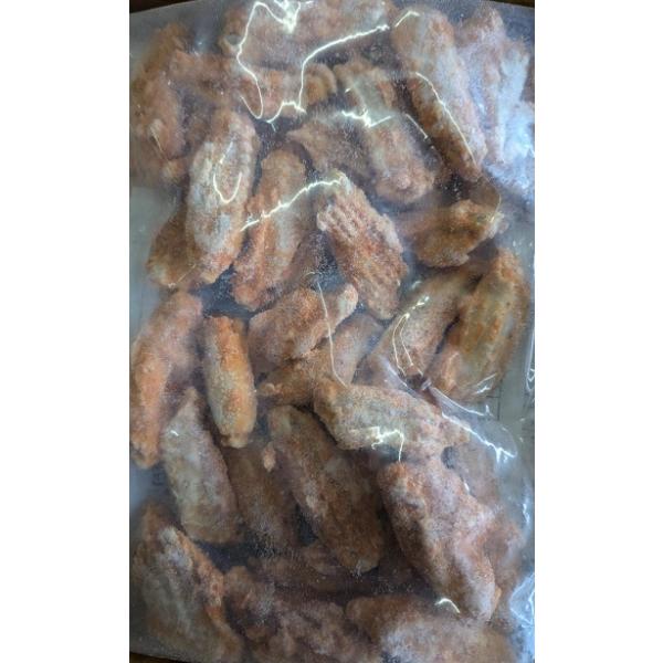 バッファローウイング　骨付き辛いうまチキン　1Kg（約45本）x10Ｐ（Ｐ1,560円税別）手羽中ハーフ　冷凍　業務用　ヤヨイ