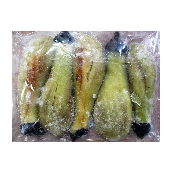 冷凍野菜　なす　単価： 260円/250ｇ(5本入り)（税別） 受注最小ロット： 10,400円/250ｇ×40ｐｃ（税別） 形態： 袋 賞味期限： 約半年（冷凍） 納期/発送体制： 受注日より営業3日以内 解凍後そのままお召し上がり頂けま...