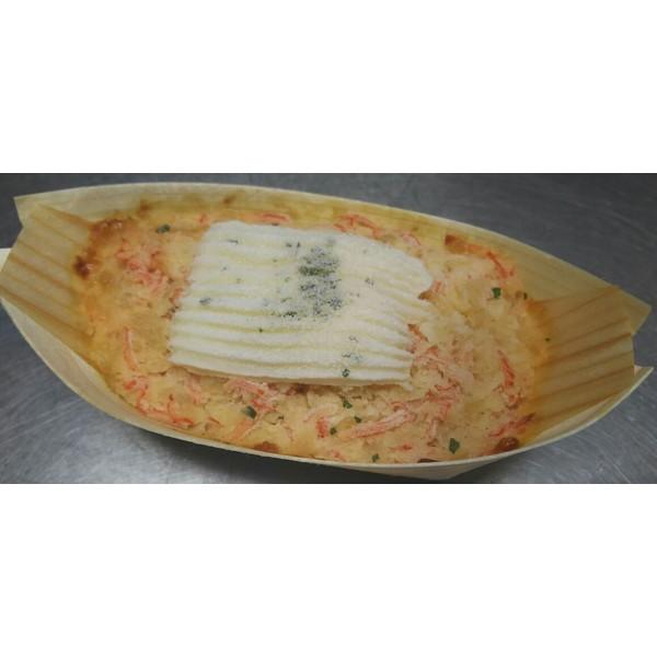 １個約12cmになります。単価： 460円/4個(Ｐ)（税別） 受注最小ロット：9200円/4個×20Ｐ（税別） 加工地：国内形態： パック 荷姿： 4個×20Ｐ 賞味期限： 約半年（冷凍） 納期/発送体制： 受注日より3日以内/冷凍便 原...