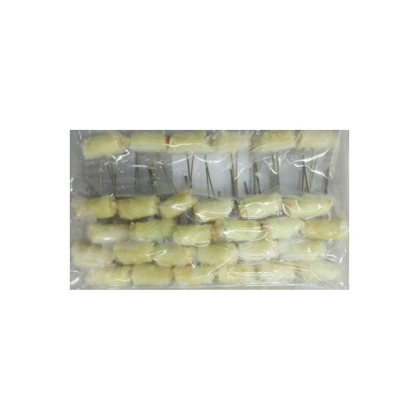 単価： 1080円/約450g(Ｐ)（税別） 受注最小ロット： 21600円/30串×20Ｐ（税別） 生(原)産地： ベトナム 荷姿： 30串×20Ｐ 賞味期限： 約半年（冷凍） 解凍方法： 加熱してお召し上がり下さい。 納期/発送体制： ...