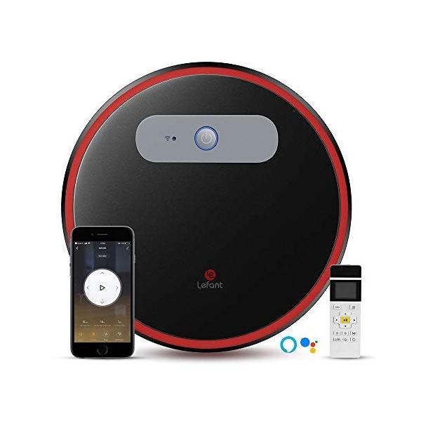 最新作 本物保証高評価 のlefant M501 B ロボット掃除 機三つ清掃モードwifi搭載自動充電アプリ制御静音自動充電アプリ制御生活家電掃除ロボット落下防止衝突防止超薄