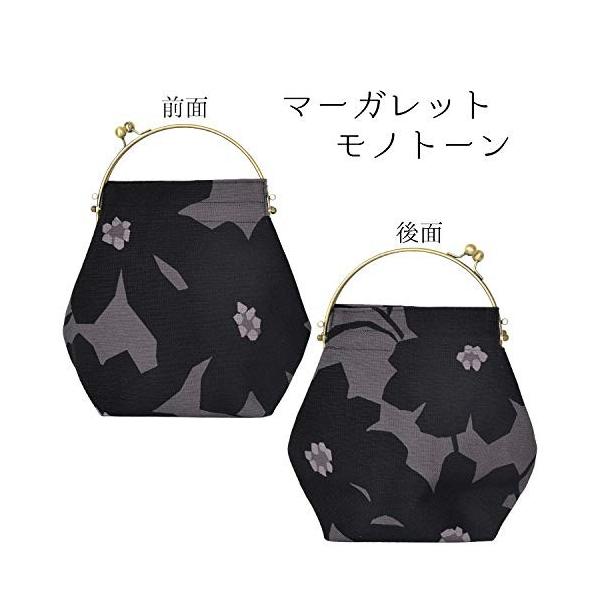 高い品質 毎日出荷中即納 亥之吉 Inokichi Inokichi ベンリーがま口 大 マーガレット がま口バッグ 着物バッグ マーガレット 和柄 着物バッグ マーガレット むらさき
