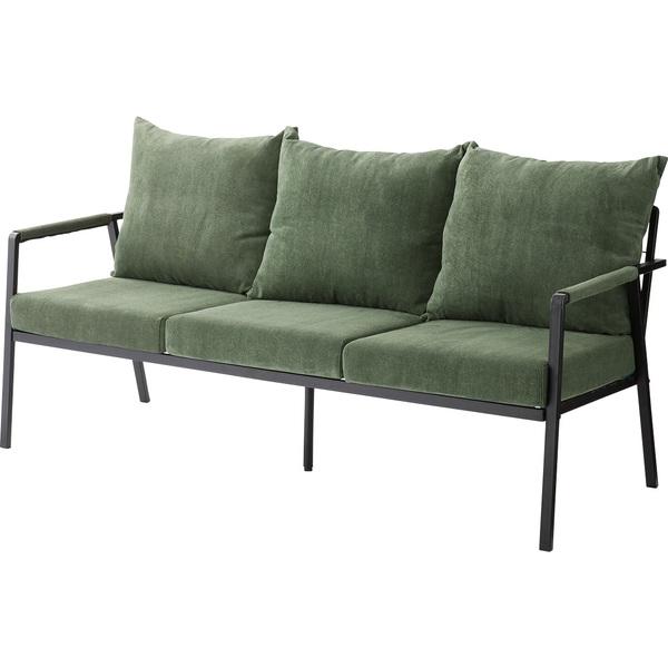 アズマヤ　3人掛けソファ AZUMAYA(東谷) ソファー 3人掛け 肘掛け コーデュロイ スチール