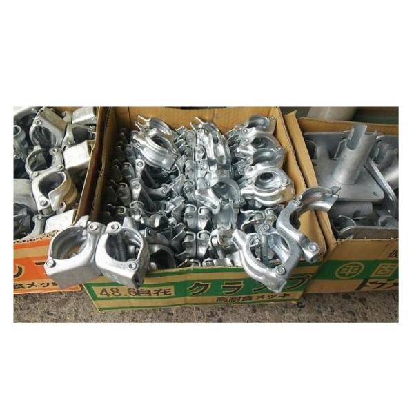 送料無料/新品】 ドブメッキクランプ 30個入 直交 48.6用 農業用 足場