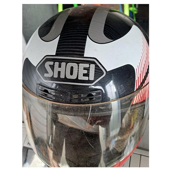 3新長須イ弁080211-5 交渉Ok バイクヘルメット　SHOEI　キズ無し　汚れなし　