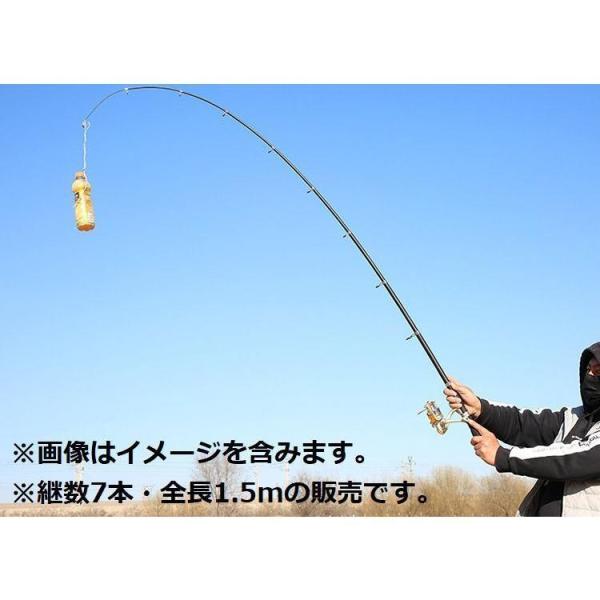 釣り竿 釣竿 投げ竿 ロッド 伸縮式 1.5m 海釣り フィッシング 携帯型 コンパクト ミニ 軽量 釣り具 ブラック レッド