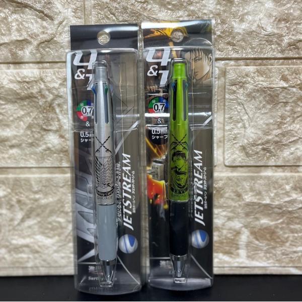 ジェットストリーム リヴァイ＆自由の翼 進撃の巨人 4色ボールペン