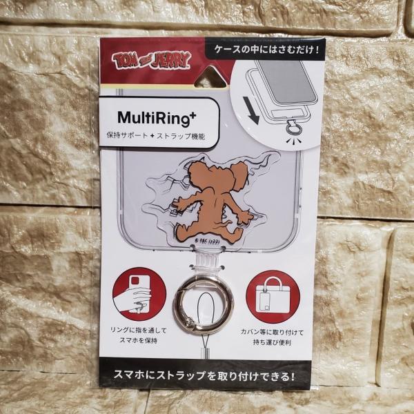 ジェリー スマホリング マルチリングプラス トムアンドジェリー グルマンディーズ トムとジェリー