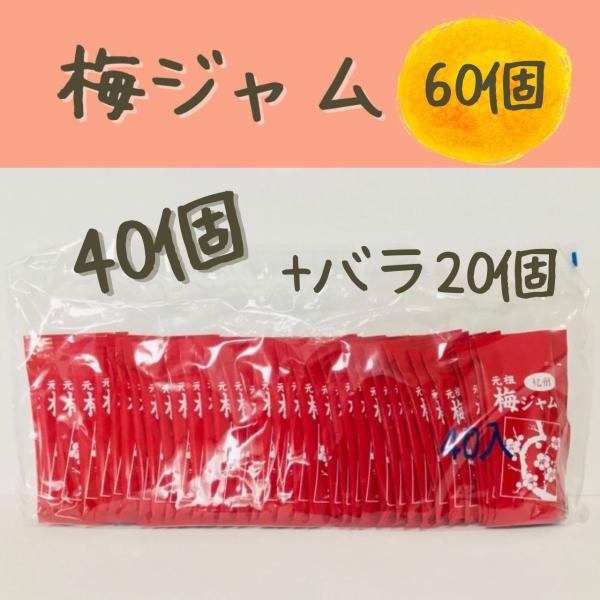 タカミ製菓昔なつかし梅ジャム13g*60袋セットです。