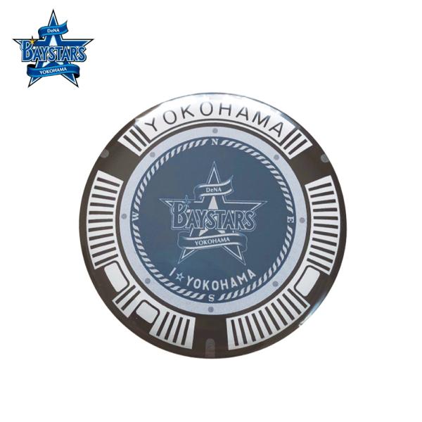 横浜DeNAベイスターズグッズ ご当地マンホール缶バッジ ラッピング可