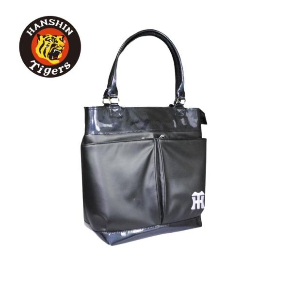 阪神タイガース トートバッグ ブラック [HTBB-3407] レザックス LEZAX