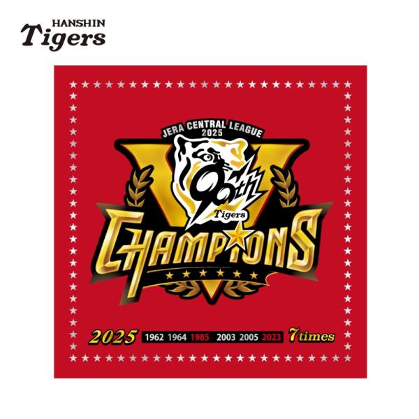 最大7％還元】阪神タイガースグッズ 2025 セ・リーグ優勝記念 バンダナ