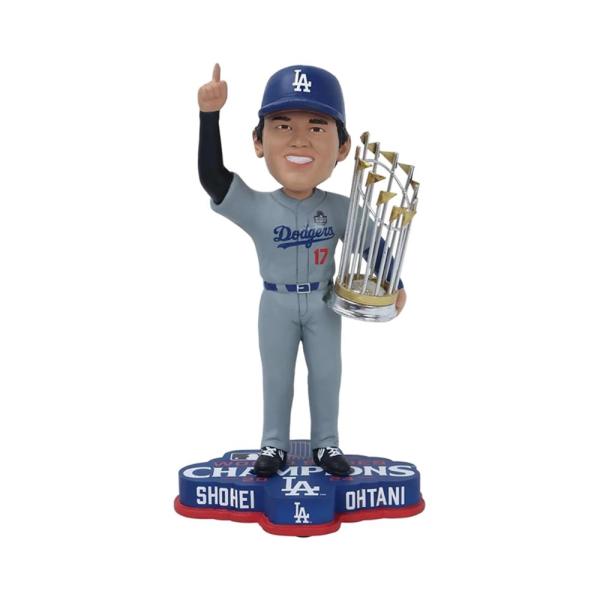 世界2024体限定 ドジャース 大谷翔平 ワールドシリーズ優勝記念 ボブルヘッド 大谷翔平選手のワールドシリーズ優勝記念ボブルヘッドが登場