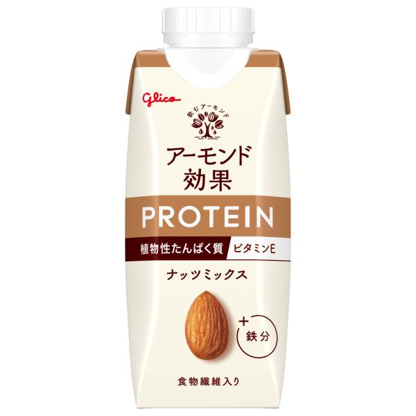 グリコ　アーモンド効果 プロテインナッツミックス 250g ×12本 差し入れ　新商品 朝食 鉄分 健康 ダイエット お歳暮 冬ギフト