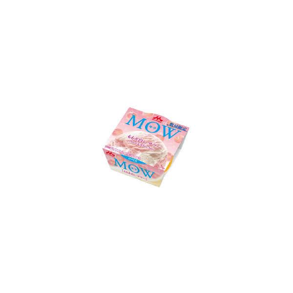 アイス 新商品 森永 MOW もも＆白いサワー 140ml×18本 冬ギフト 差し入れ 人気 誕生日 パーティー プレゼント デザート 新商品 限定 御祝 子供