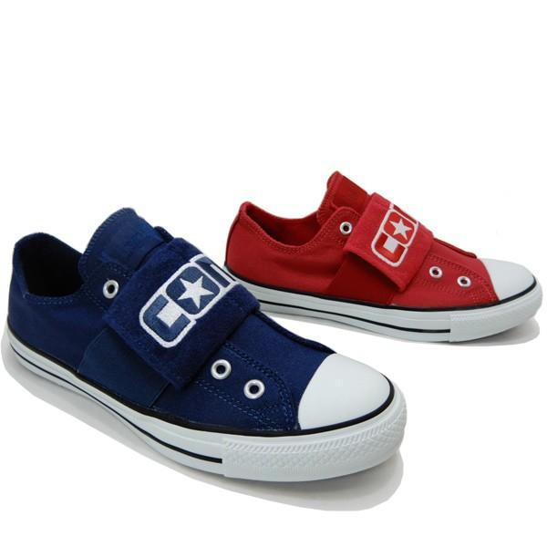 コンバース スニーカー レディース ローカット スリッポン Converse Allstar Pileband Ox ネイビー レッド パイルバンド Converse As Pilebandox L くつ屋エムオーシー 通販 Yahoo ショッピング