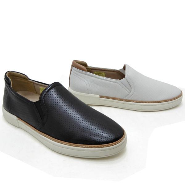 NATURALIZERナチュラライザー ゴールド 本革 サイドゴアスリッポン