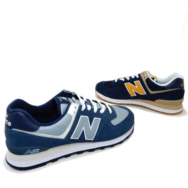 ニューバランス スニーカー メンズ レトロクラシック New Balance Ml574 Spi ダスティブルー Spf ネイビー イエロー 2020年新作 春夏 Newbalance Ml574 Spi M くつ屋エムオーシー 通販 Yahoo ショッピング