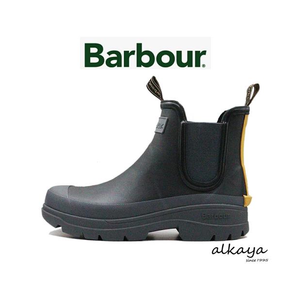 返品交換送料無料BARBOUR  バブアー NIMBUS ニンバス サイドゴア ショート レインブーツ BK71 ブラック   MRF0028 正規取扱店メンズ レイン ブーツ 爆買