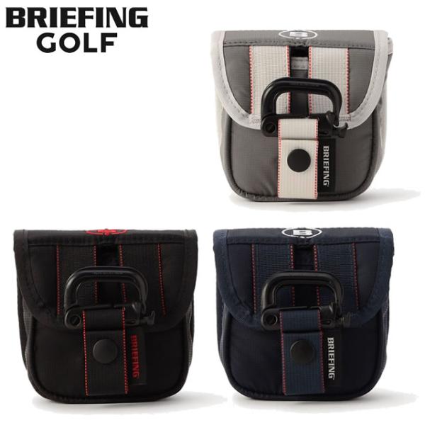 BRIEFING GOLF ブリーフィング ゴルフ MALLET CS PUTTER COVER CS マレットセンターシャフトパターカバー ライトグレー  ブラック  ネイビー 正規取扱店