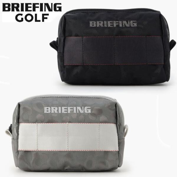 即納 BRIEFING GOLF ブリーフィング ゴルフ MK POUCH M LEOPARD JQ ポーチ エムサイズ レオパード ジャガード BLACK ブラック GRAY グレー ラウンドポーチ BRIEFING GOLF（ブリーフィングゴルフ） ブリーフィング ゴルフ MK