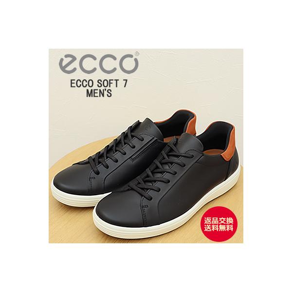 ecco（エコー） ECCO SOFT 7 MEN'S ソフト7 メンズ BLACK/COGNAC