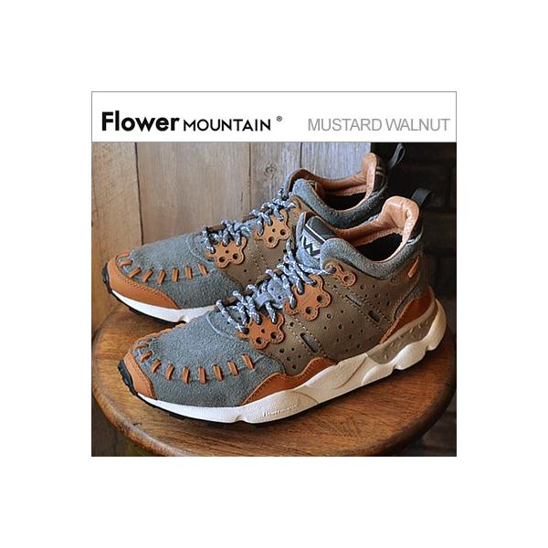 �t�����[ �}�E���e�� Flower MOUNTAIN MUSTARD WALNUT �}�X�^�[�h�E�H���i�b�g GRAY �O���[ 02002�ԕi������������