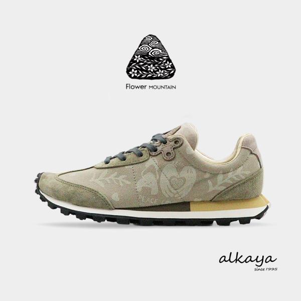 Flower MOUNTAIN フラワーマウンテン スニーカー ASUKA アスカ KHAKI カーキ返品交換送料無料 爆買