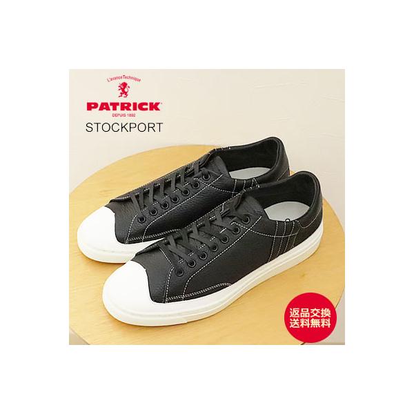 PATRICK パトリック STOCKPORT ストックポート BLK ブラック 返品交換送料無料 PATRICK（パトリック） STOCKPORT ストックポート BLK ブラック返品