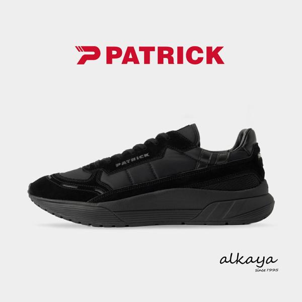 PATRICK パトリック スニーカー MX90-LF エムエックス90・リーフ BLK ブラック 返品交換送料無料 爆買