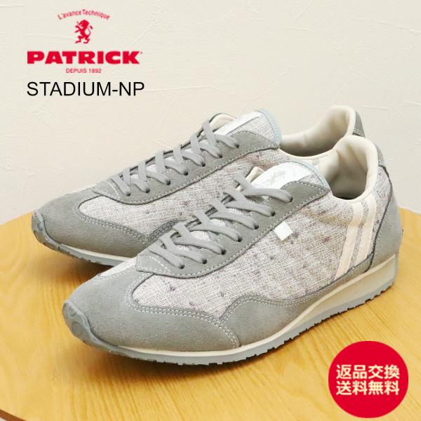 返品交換送料無料 PATRICK  パトリック STADIUM-NP スタジアム・ネップ GRY グレー PATRICK（パトリック） STADIUM-NP スタジアム・ネップ GRY グレー返品