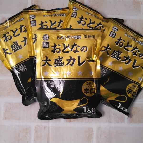 レトルトカレーおとなの大盛りカレー辛口250g5袋 通販