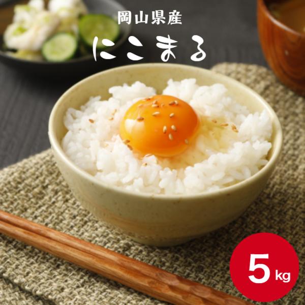 令和7年産 岡山県産 にこまる 5kg 1袋 食品 白米 国産  送料無料 ※北海道・沖縄の方は別途送料加算