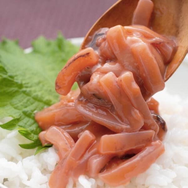 【商品名】北海道産　真いか使用　いかの塩辛【内容量】270ｇ【原材料】いか（北海道産）、食塩、酒粕、米発酵調味料、ソルビトール、調味料（アミノ酸等）、酒精、酸味料、酸化防腐剤（V.C）、増粘多糖類、着色料（パプリカ等）、甘味料（ステビア、甘...