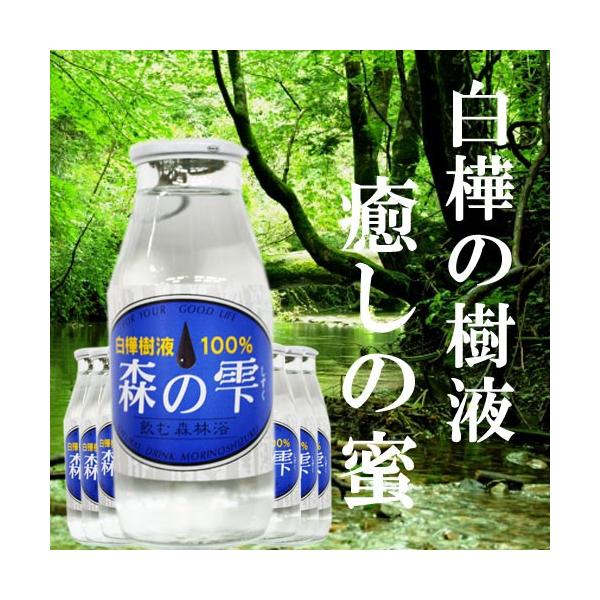【送料無料】白樺樹液　森の雫　３０本入り１ケース