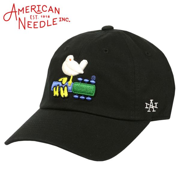 アメリカンニードル キャップ American Needle Woodstock Music and Art Festival ロゴ 帽子 メンズ レディース ローキャップ