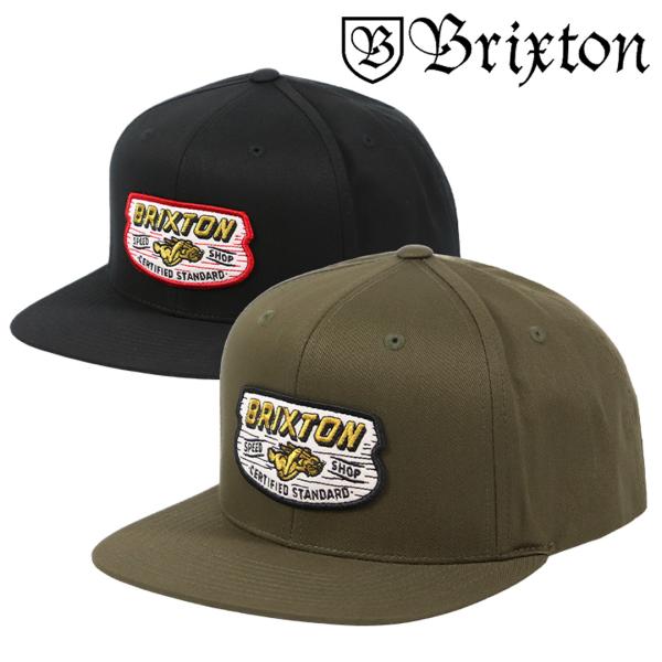 ブランド：BRIXTON(ブリクストン)商品名：CLAYBURN MP SNPK (#11694)アイテム：キャップ素材：コットン60%、ポリエステル40%カラー：1.Black(ブラック/黒)2.Moss(モス/カーキグリーン)サイズ：フ...