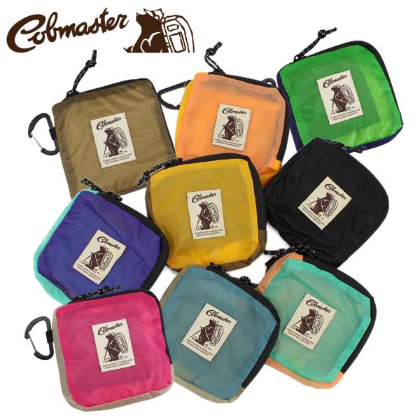 COBMASTER コインケース メンズ レディース 小銭入れ コンパクト ウォレット 防水 撥水 ブランド コブマスター 軽量 COB-CR L ZIP WALLET キーケース カラビナ付